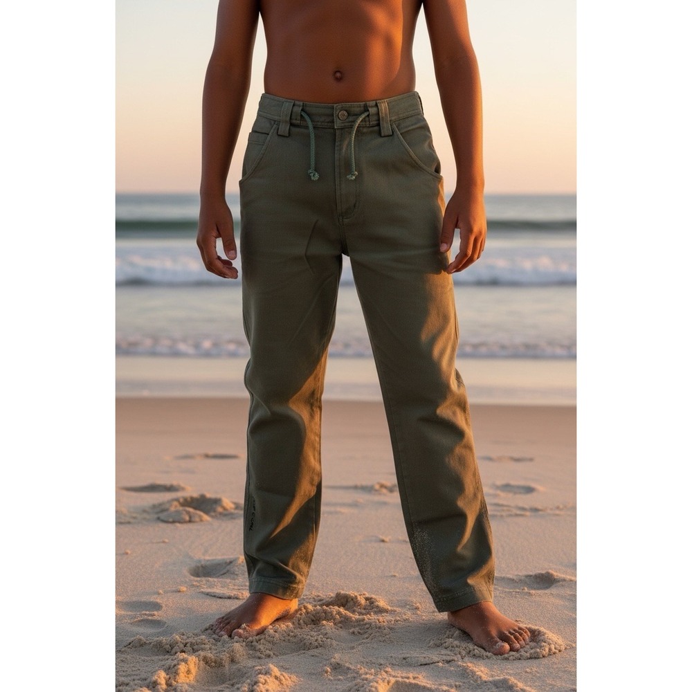 Y2K WORLD TOUR VINTAGE NEW RIP CURL 2000 SURFWEAR BOYS 12 CARGO PANTS FRANCE